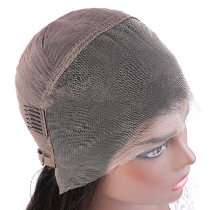 Human Hair HD Lace Front Wig - Hand-Woven 13x4 Lace Wig