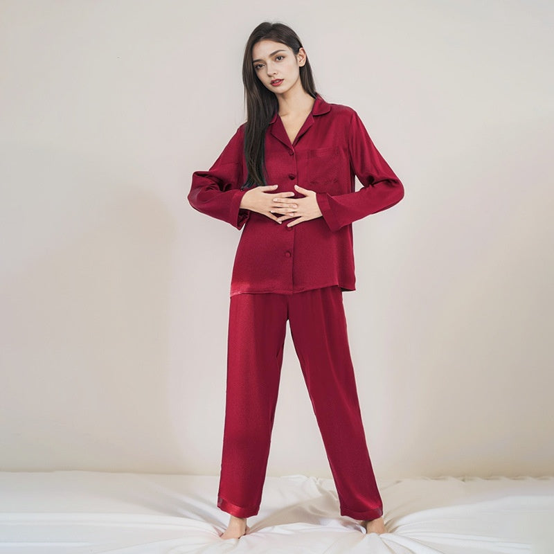 Luxe Mulberry Silk Pajama Set - Long Sleeve Women's Sleepwear