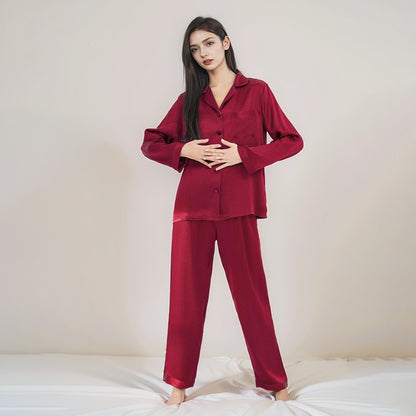 Luxe Mulberry Silk Pajama Set - Long Sleeve Women's Sleepwear