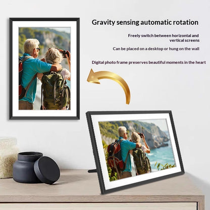 Touchscreen Digital Photo Frame - 32GB Memory with Video & Photo Playback
