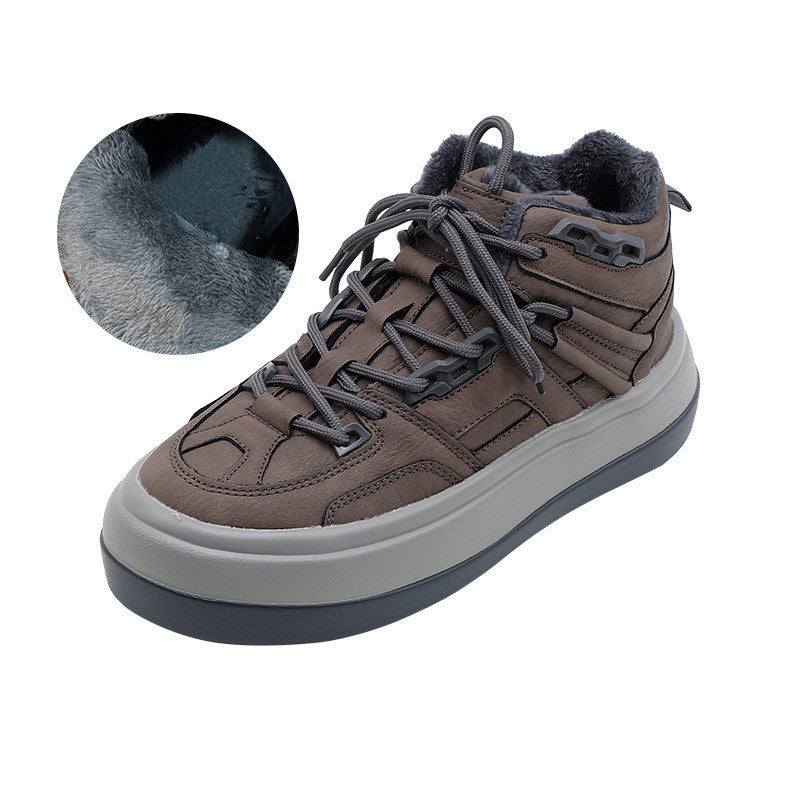 Women's Retro Niche Design High Top Sneakers - Casual Fashion Shoes