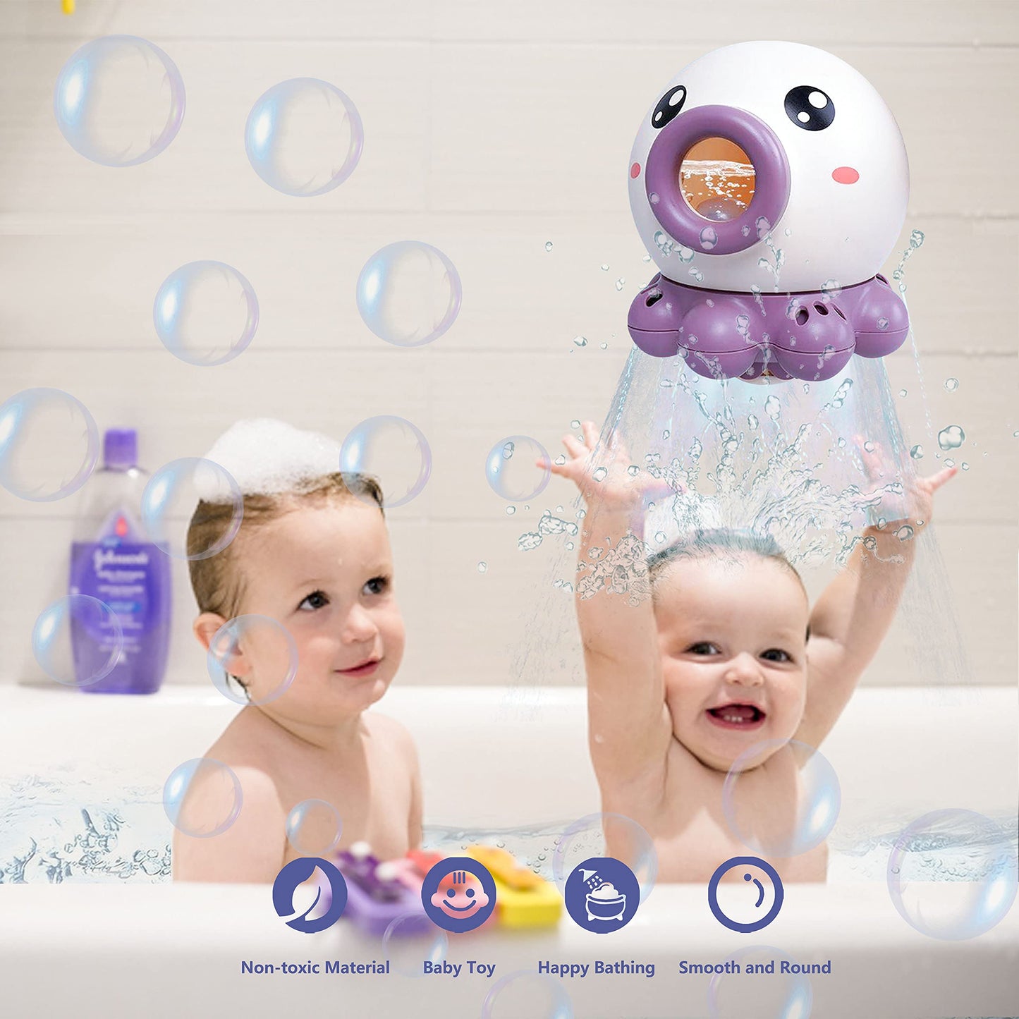 Interactive Octopus Water Spray Bath Toy for Kids