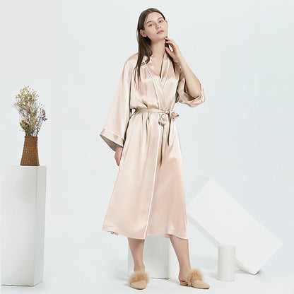 Luxe Silk Nightgown Set - Two-Piece Sleepwear