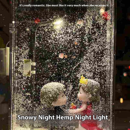 DIY Snowflake Night Light Kit - LED Christmas Desktop Decor with Assembly Instructions