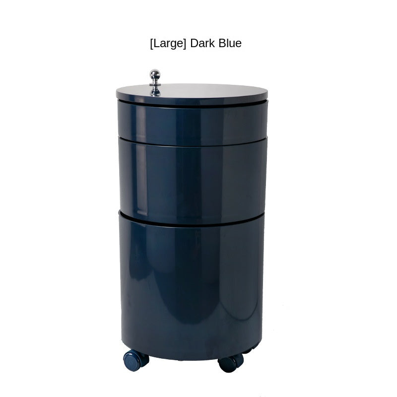 Rotating Storage Cabinet with Wheels - Multi-Tier Organizer