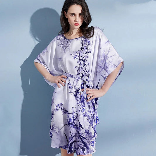 Luxe Mulberry Silk Nightdress - Loose Fit Plus Size Sleepwear