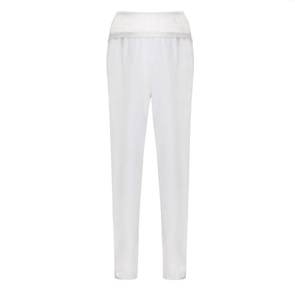 Maternity Skinny Workout Pants - Elastic Waist Pregnancy Trousers
