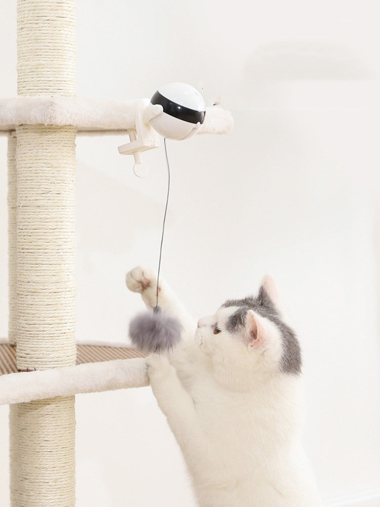 Electric Interactive Cat Toy - Automatic Lifting Motion Teaser Ball