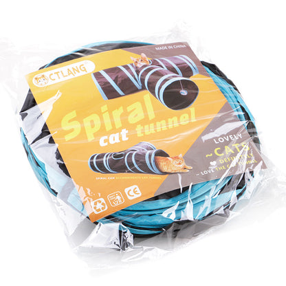 Foldable Pet Tunnel - Multi-Channel Cat Dog Tent for Indoor Play (2-5 Way)