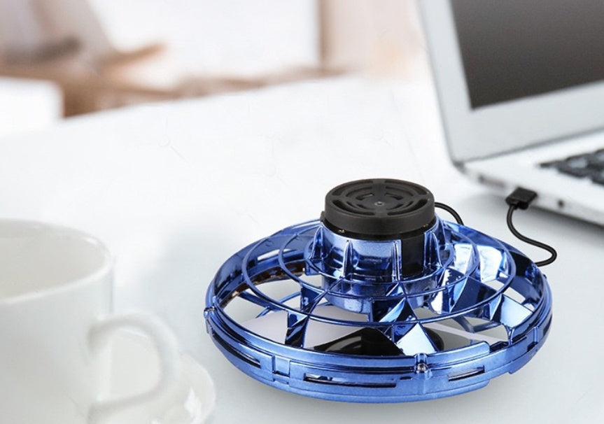 LED Flying Gyro Spinner Toy - Interactive Hand-Controlled Flying Toy for Kids