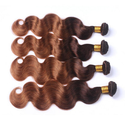 Women's Real Human Hair Wavy Body Wave Wig - Natural Looking