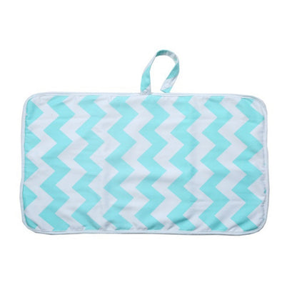 Portable Waterproof Diaper Changing Pad with Toy Links - Foldable Mat