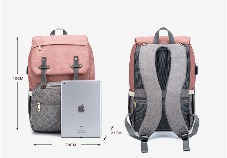 Multifunctional Diaper Bag - Large Capacity Oxford Cloth with Multiple Carry Options