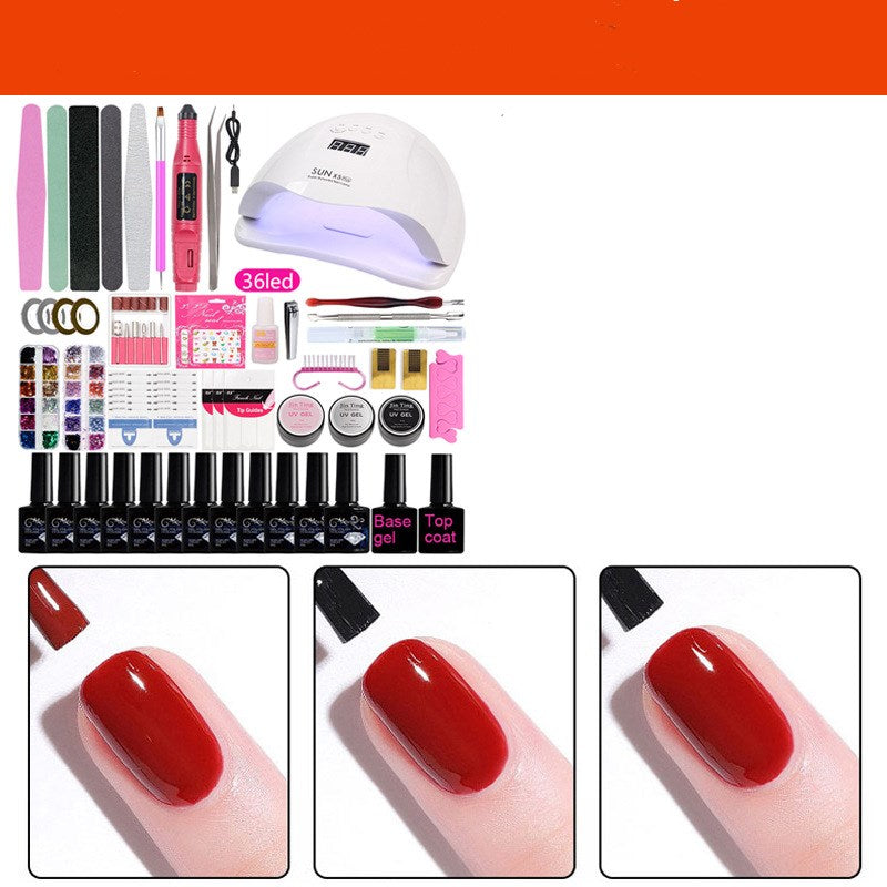 Professional Nail Polish Set - 8ML Multi-Color Collection with Tools