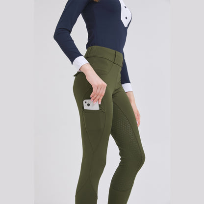 Women's High-Waist Quick-Drying Athletic Pants - Stretch Performance
