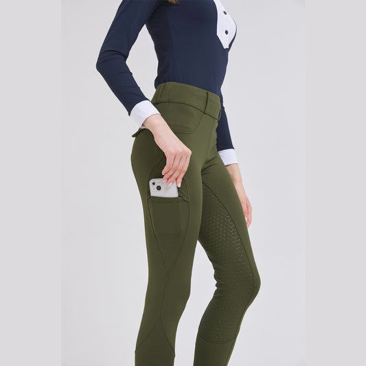 Women's High-Waist Quick-Drying Athletic Pants - Stretch Performance