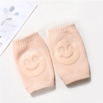 Baby Knee Pads - Cotton Terry Crawling Protectors with Non-Slip Design
