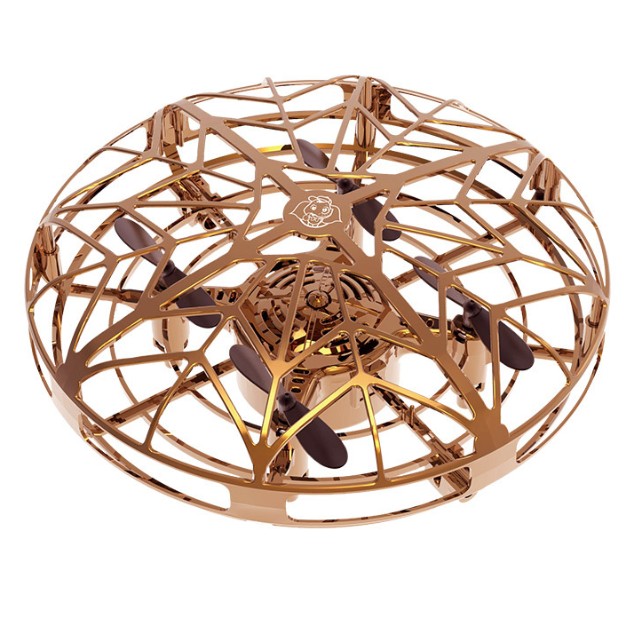 UFO Mini Drone - Infrared Sensing Flying Helicopter with Hand Control & USB Charging