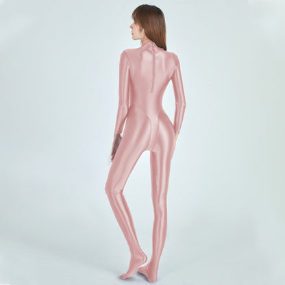 Women's Long Sleeve One-Piece Swimsuit - Nylon Diving Suit