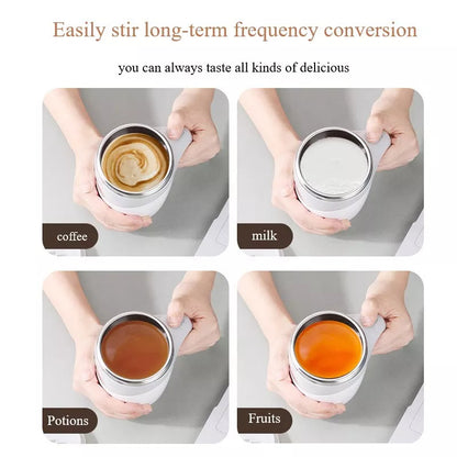 Automatic Magnetic Stirring Cup - Electric Self-Mixing Coffee & Beverage Mug