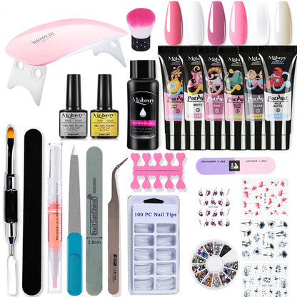 Crystal Nail Extension Tool Set - Professional Resin Glue Application Kit
