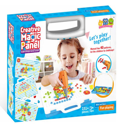 Creative Drill & Screw Building Blocks Set - Educational STEM Toy for Kids 3+