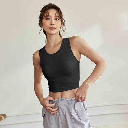 Women's Sleeveless Activewear Top - Yoga Running Training