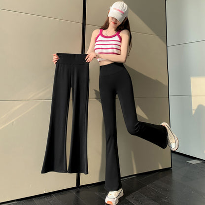 Women's High Waist Slim Fit Stretchy Floor Length Casual Pants