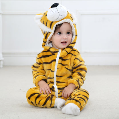 Baby Cotton Flannel Romper - Soft Winter Autumn Bodysuit