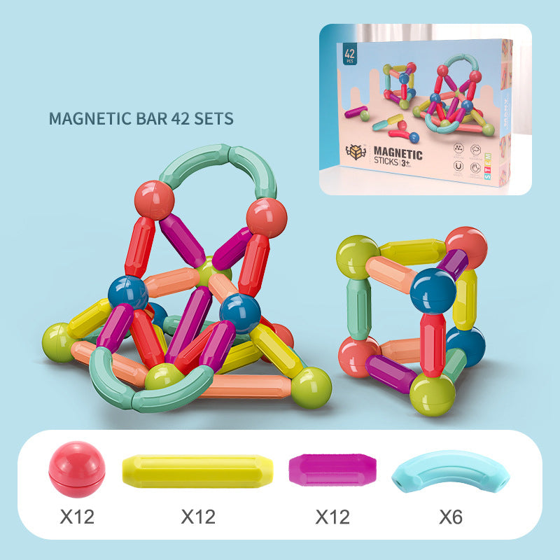 Magnetic Building Blocks Set for Kids - Educational STEM Toy