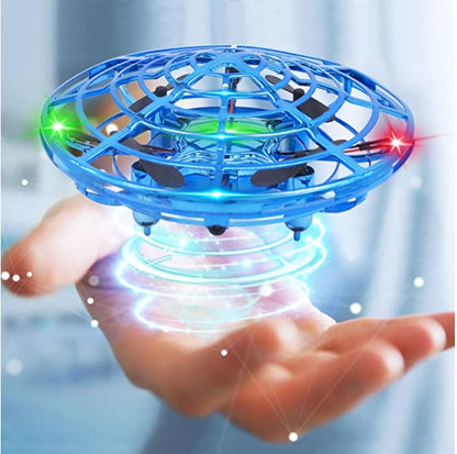 UFO Mini Drone - Infrared Sensing Flying Helicopter with Hand Control & USB Charging