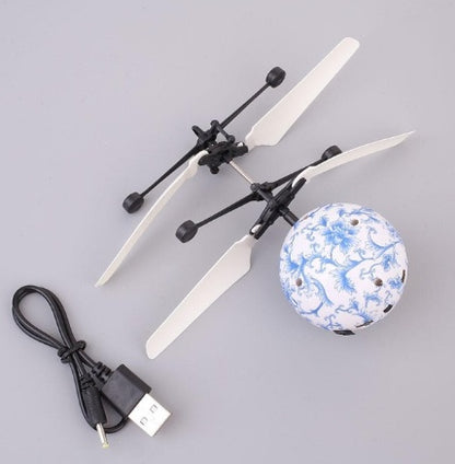 LED Infrared Induction Flying Ball Toy - Magic Hover Ball with USB Charging