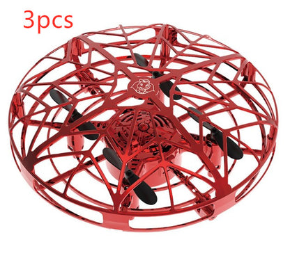 UFO Mini Drone - Infrared Sensing Flying Helicopter with Hand Control & USB Charging