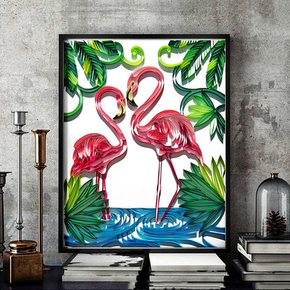 Paper Quilling Art Craft Kit - Animal & Nature Designs with Tools