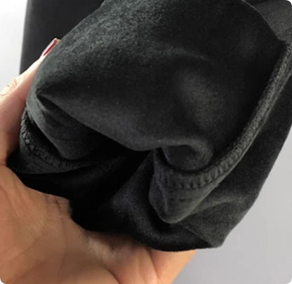 Winter Fleece-Lined PU Leather Pants - Windproof Unisex Motorcycle Style