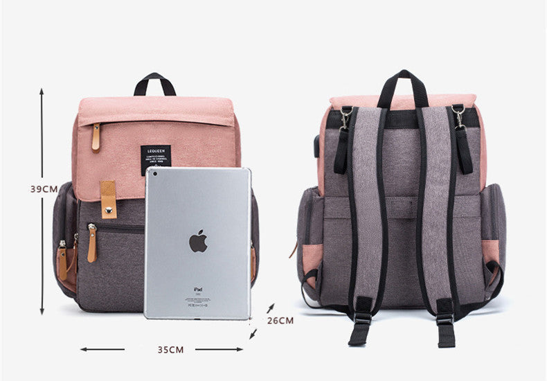 Multifunctional Diaper Bag - Large Capacity Oxford Cloth with Multiple Carry Options