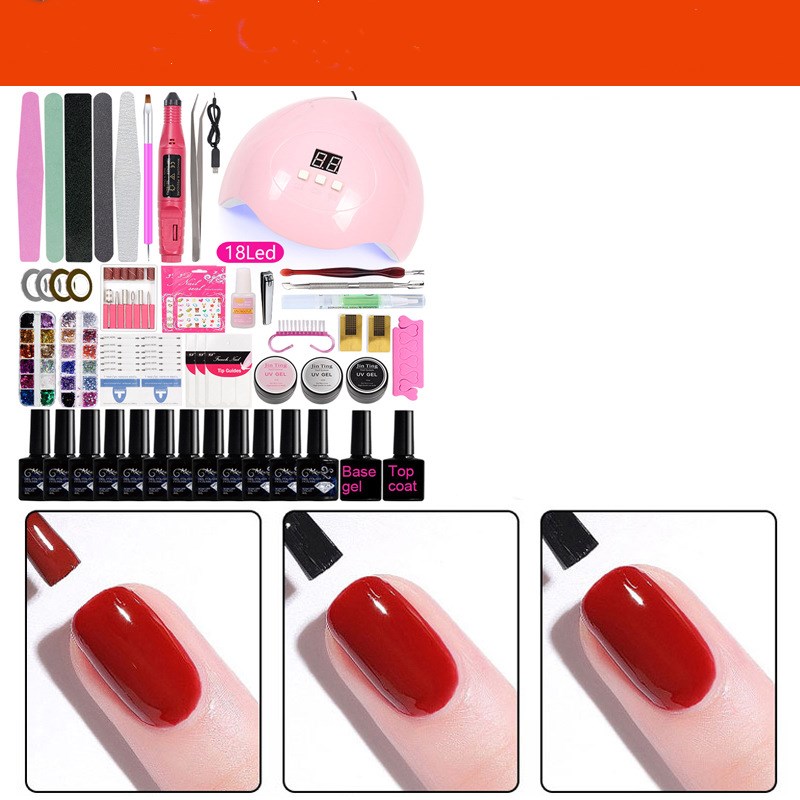 Professional Nail Polish Set - 8ML Multi-Color Collection with Tools