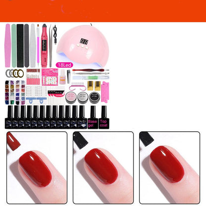 Professional Nail Polish Set - 8ML Multi-Color Collection with Tools