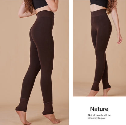 Extra Large Fur-Lined Thick Leggings - Warm Boot Pants for Women