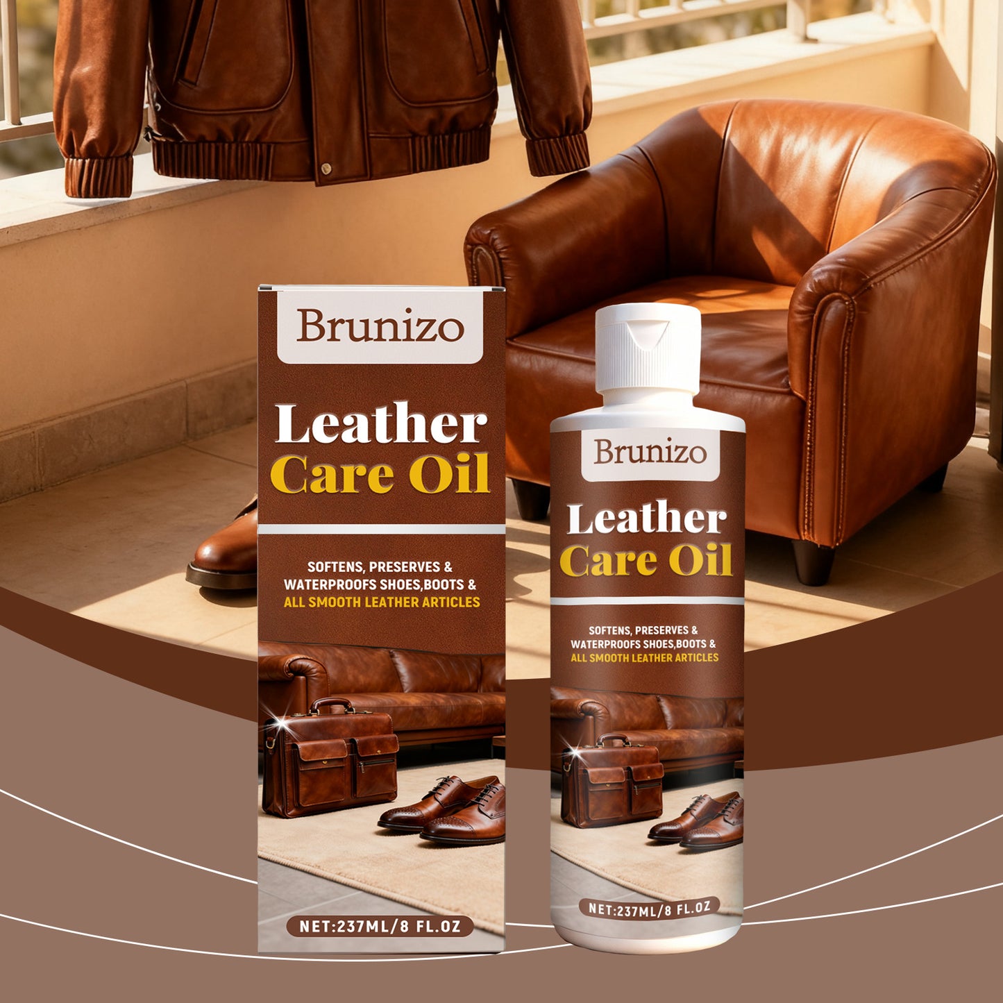 Professional Leather Cleaner - Multi-Surface Formula