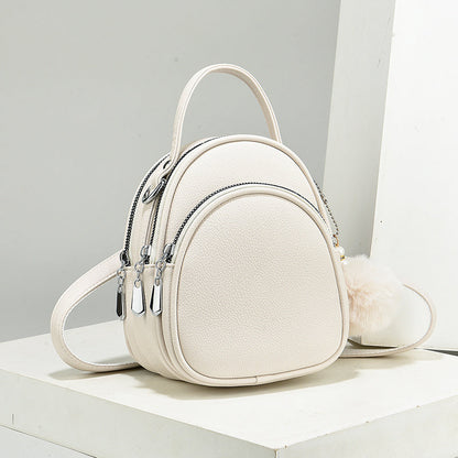 Mini Crossbody Handbag - Waterproof Faux Leather Shoulder Bag for Women