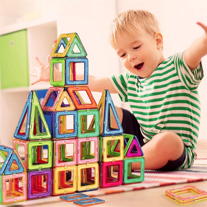 Magnetic Building Blocks - Educational Construction Toy Set