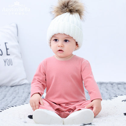 Baby Pajama Romper - Soft Polyester Sleepwear Climbing Suit