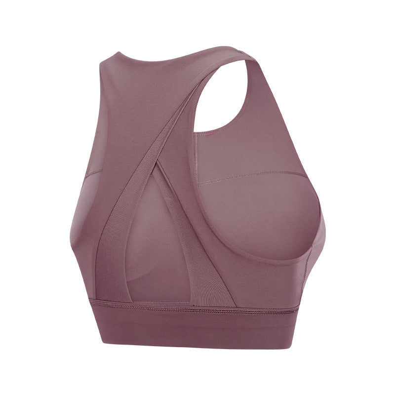 Triangle Sports Bra - Hollow Back Design for Yoga and Fitness