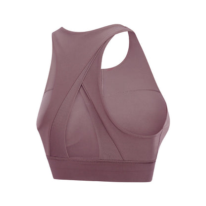 Triangle Sports Bra - Hollow Back Design for Yoga and Fitness