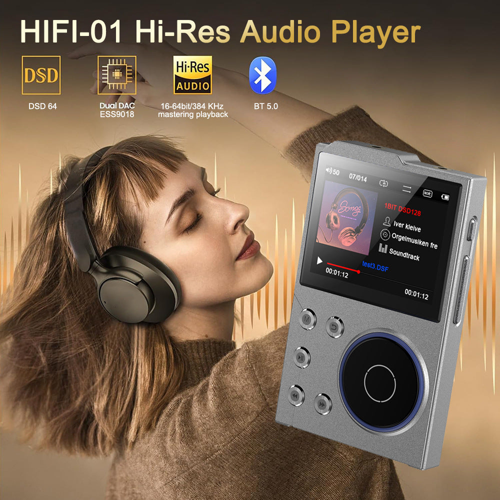 Premium HiFi Music Player with Bluetooth - Audiophile Grade Portable Audio Device