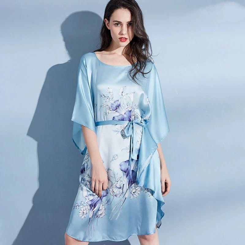 Luxe Mulberry Silk Nightdress - Loose Fit Plus Size Sleepwear