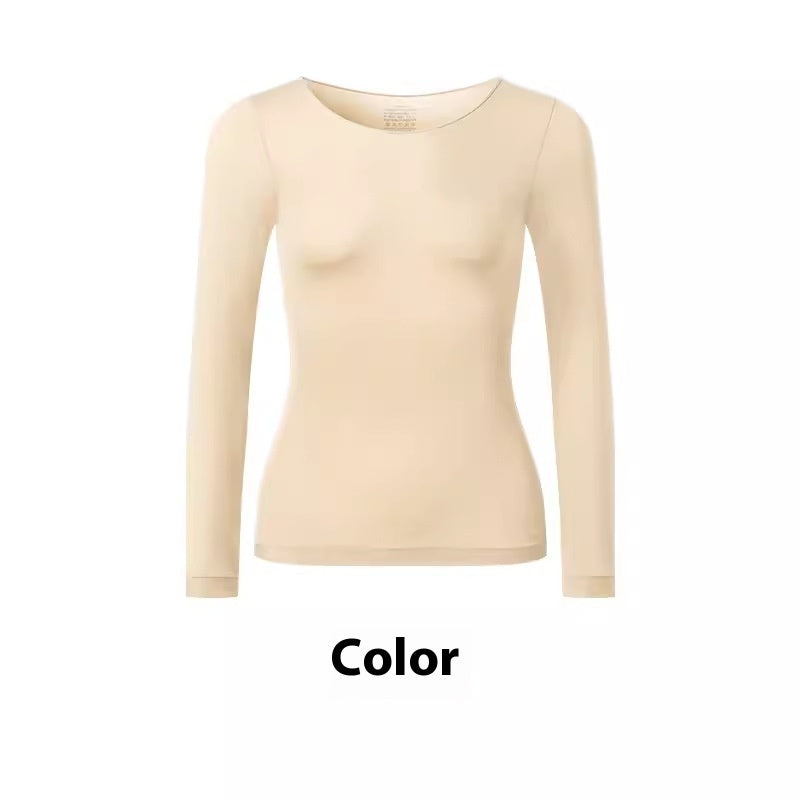 Women's Ultra-Thin Thermal Underwear Set - Lightweight Nylon Spandex Base Layer