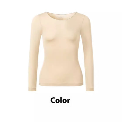 Women's Ultra-Thin Thermal Underwear Set - Lightweight Nylon Spandex Base Layer