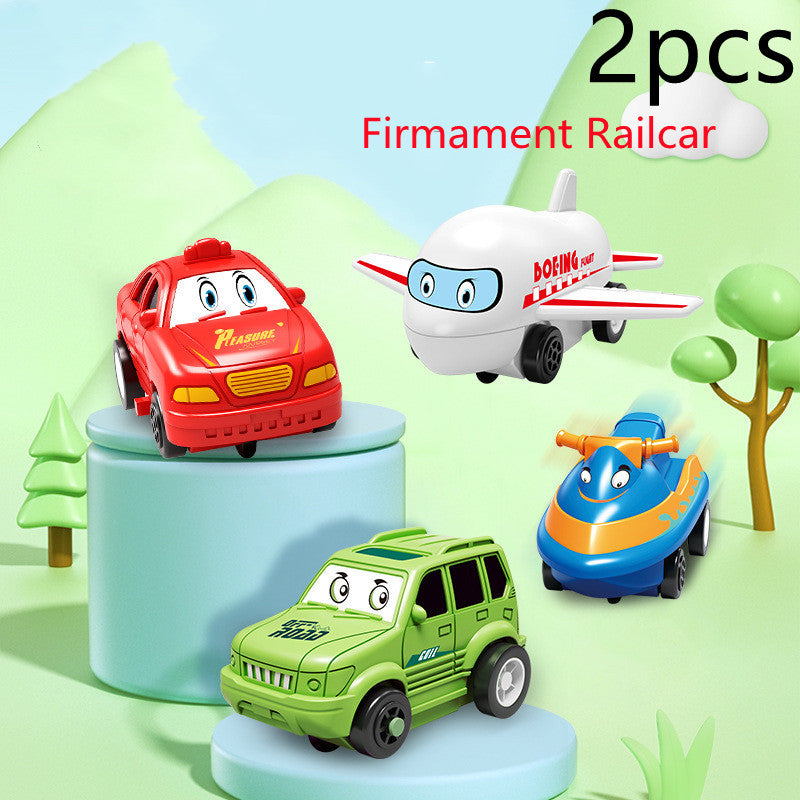 DIY Electric Track Puzzle - Automatic Rail Car Building Set for Kids Educational Play
